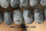 CRB5076 15.5 inches 5*8mm rondelle matte labradorite beads wholesale