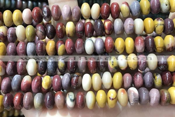 CRB5358 15.5 inches 5*8mm rondelle mookaite beads wholesale