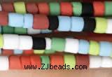 CRB5514 15 inches 2*2mm heishi synthetic turquoise beads wholesale