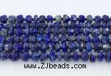 CRB5628 15.5 inches 5*7mm - 7*8mm faceted rondelle lapis lazuli beads