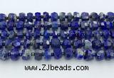 CRB5629 15.5 inches 6*9mm – 9*10mm faceted rondelle lapis lazuli beads