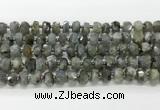 CRB5656 15.5 inches 6*10mm-7*11mm faceted rondelle labradorite beads wholesale