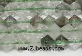 CRB5688 15 inches 4*4mm green lodalited beads wholesale