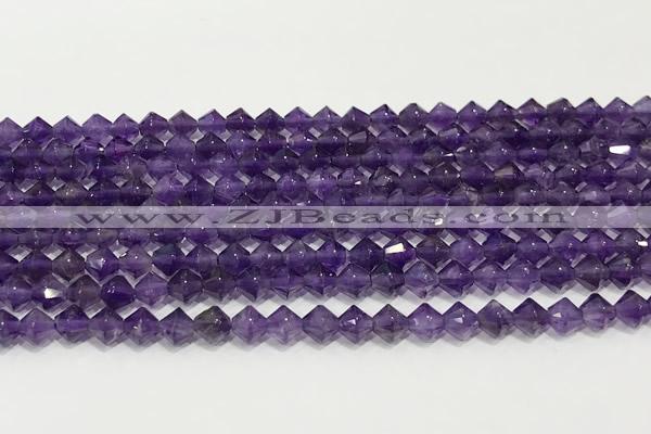 CRB5690 15 inches 4*4mm amethyst beads wholesale