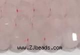 CRB5696 15 inches 6*6mm rose quartz beads wholesale