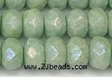 CRB5706 15 inches 5*8mm faceted rondelle AB-color jade beads