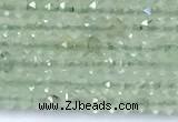 CRB5725 15 inches 1*2mm faceted prehnite beads