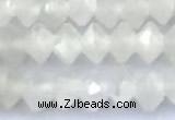 CRB5741 15 inches 2*3mm faceted white moonstone beads