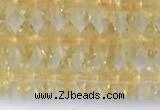 CRB5770 15 inches 3*4mm faceted citrine beads