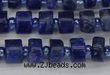 CRB638 15.5 inches 5*8mm tyre sodalite gemstone beads