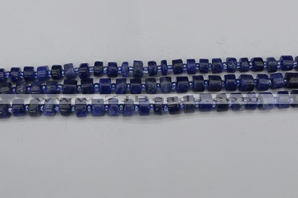 CRB638 15.5 inches 5*8mm tyre sodalite gemstone beads