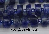 CRB639 15.5 inches 6*10mm tyre sodalite gemstone beads