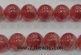 CRC104 15.5 inches 12mm round natural argentina rhodochrosite beads