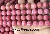 CRC1051 15.5 inches 12mm round rhodochrosite beads wholesale