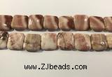 CRC1095 15.5 inches 25*25mm square rhodochrosite beads wholesale