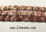 CRC1102 15.5 inches 18*25mm rectangle rhodochrosite beads