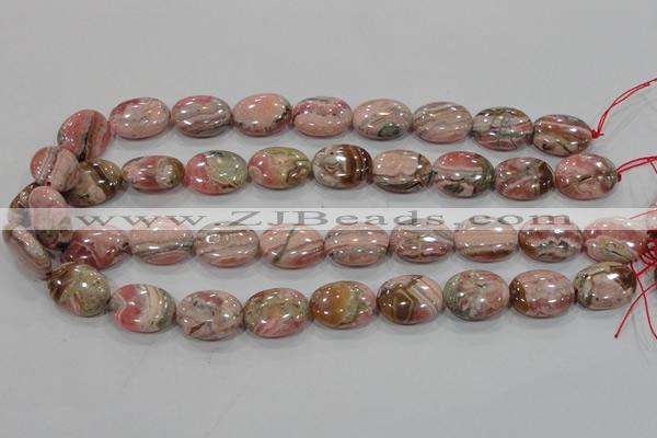CRC113 15.5 inches 15*20mm oval natural argentina rhodochrosite beads