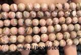 CRC1150 15.5 inches 8mm round rhodochrosite gemstone beads