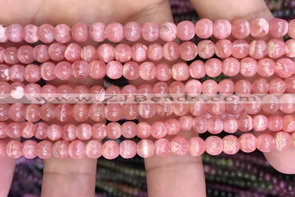 CRC1162 15.5 inches 5mm round rhodochrosite gemstone beads