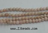 CRC150 15.5 inches 3.5mm round Argentina rhodochrosite beads