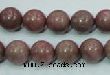 CRC204 16 inches 12mm round rhodochrosite gemstone beads wholesale