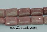 CRC206 16 inches 10*14mm rectangle rhodochrosite gemstone beads