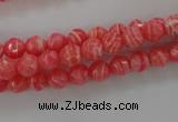 CRC401 15.5 inches 6mm faceted round synthetic rhodochrosite beads