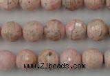 CRC456 15.5 inches 16mm faceted round Argentina rhodochrosite beads