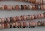 CRC750 15.5 inches 2.5*4mm rondelle rhodochrosite beads wholesale