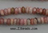 CRC751 15.5 inches 3*5mm rondelle rhodochrosite beads wholesale