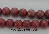 CRC802 15.5 inches 8mm faceted round Brazilian rhodochrosite beads