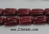 CRC821 15.5 inches 10*14mm rectangle Brazilian rhodochrosite beads