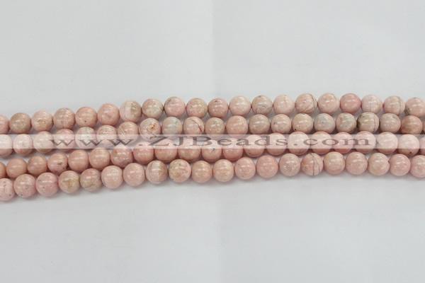 CRC922 15.5 inches 8mm round natural rhodochrosite beads