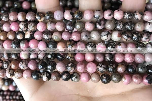 CRD351 15.5 inches 6mm round rhodonite beads wholesale