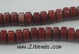 CRE05 16 inches 5*8mm rondelle natural red jasper beads wholesale