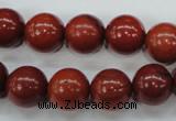 CRE28 15.5 inches 12mm round red jasper gemstone beads wholesale