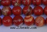 CRE303 15.5 inches 10mm round red jasper beads wholesale