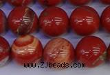 CRE305 15.5 inches 14mm round red jasper beads wholesale