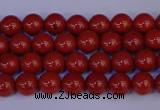 CRE320 15.5 inches 4mm round red jasper beads wholesale