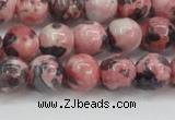 CRF303 15.5 inches 10mm round dyed rain flower stone beads wholesale