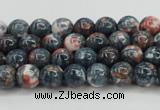 CRF328 15.5 inches 4mm round dyed rain flower stone beads wholesale