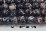 CRF336 15.5 inches 6mm round dyed rain flower stone beads wholesale