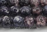 CRF340 15.5 inches 14mm round dyed rain flower stone beads wholesale