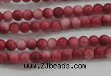 CRF438 15.5 inches 3mm round dyed rain flower stone beads wholesale