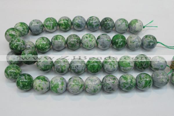 CRF50 15.5 inches 20mm round dyed rain flower stone beads wholesale