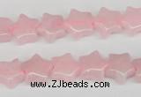 CRG11 15.5 inches 12*12mm star rose quartz gemstone beads wholesale