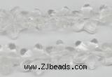 CRG14 15.5 inches 16*16mm star white crystal gemstone beads