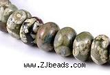 CRH10 different sizes roundel natural rhyolite beads Wholesale