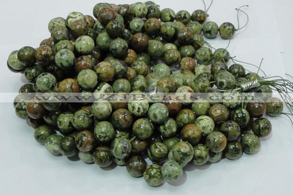 CRH101 15.5 inches 16mm round rhyolite beads wholesale