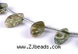 CRH11 6*12mm natural rhyolite marquise gemstone beads Wholesale